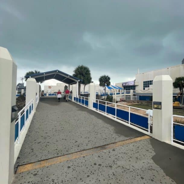 Texas State Aquarium ramp outside